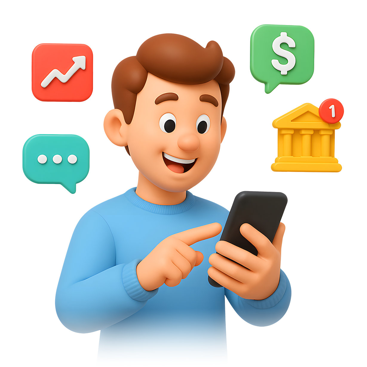 Mobile phone showing ABH Data app interface for buying airtime and data